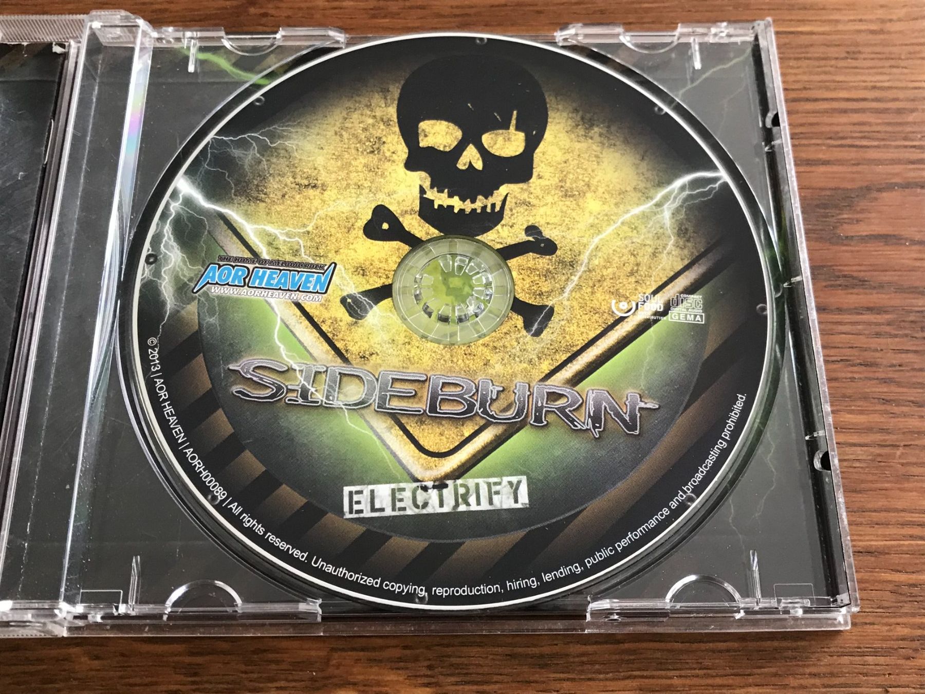 CD: SIDEBURN - Electrify - Swiss Hard Rock – Usato da Buchs AG venduto da Archie 1