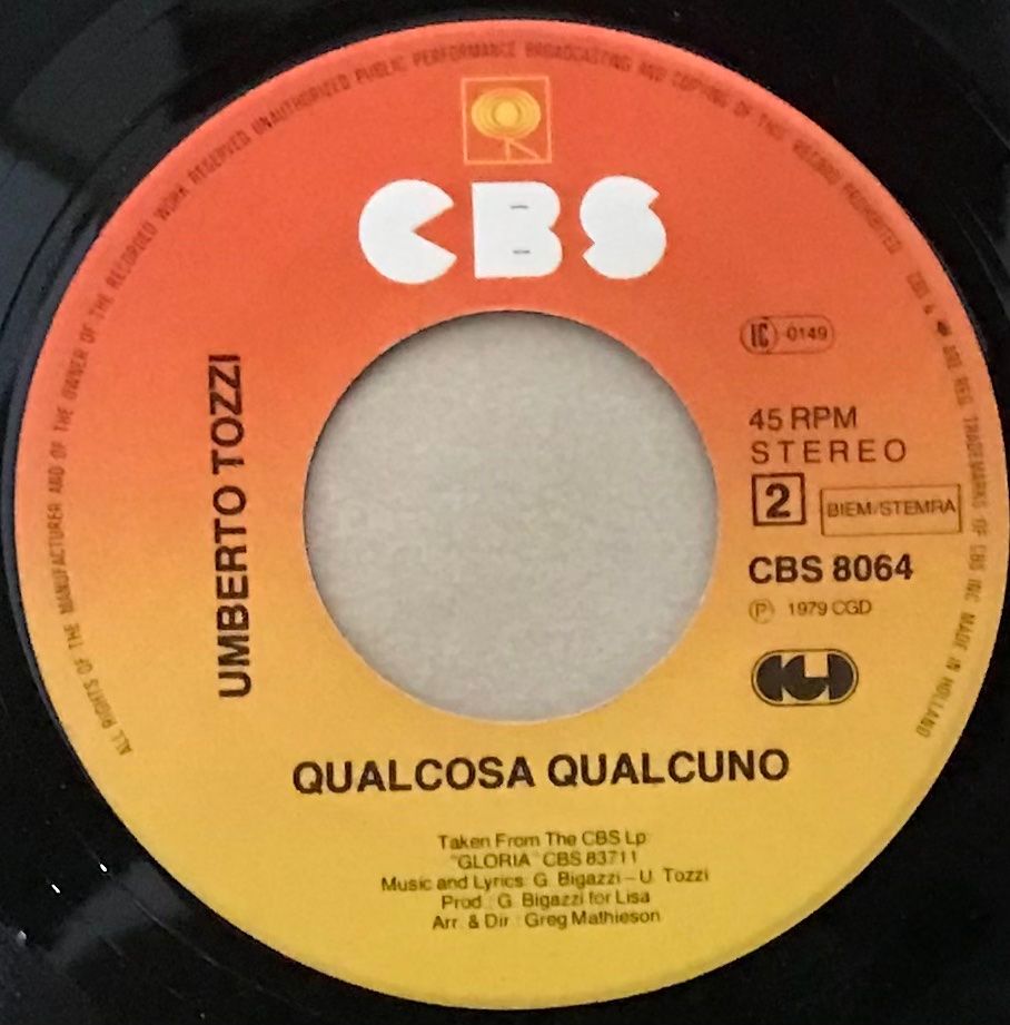 Schallplatten: UMBERTO TOZZI - ALLELUIA SE – Gebraucht aus Bussigny von vinyl-pas-cher 3