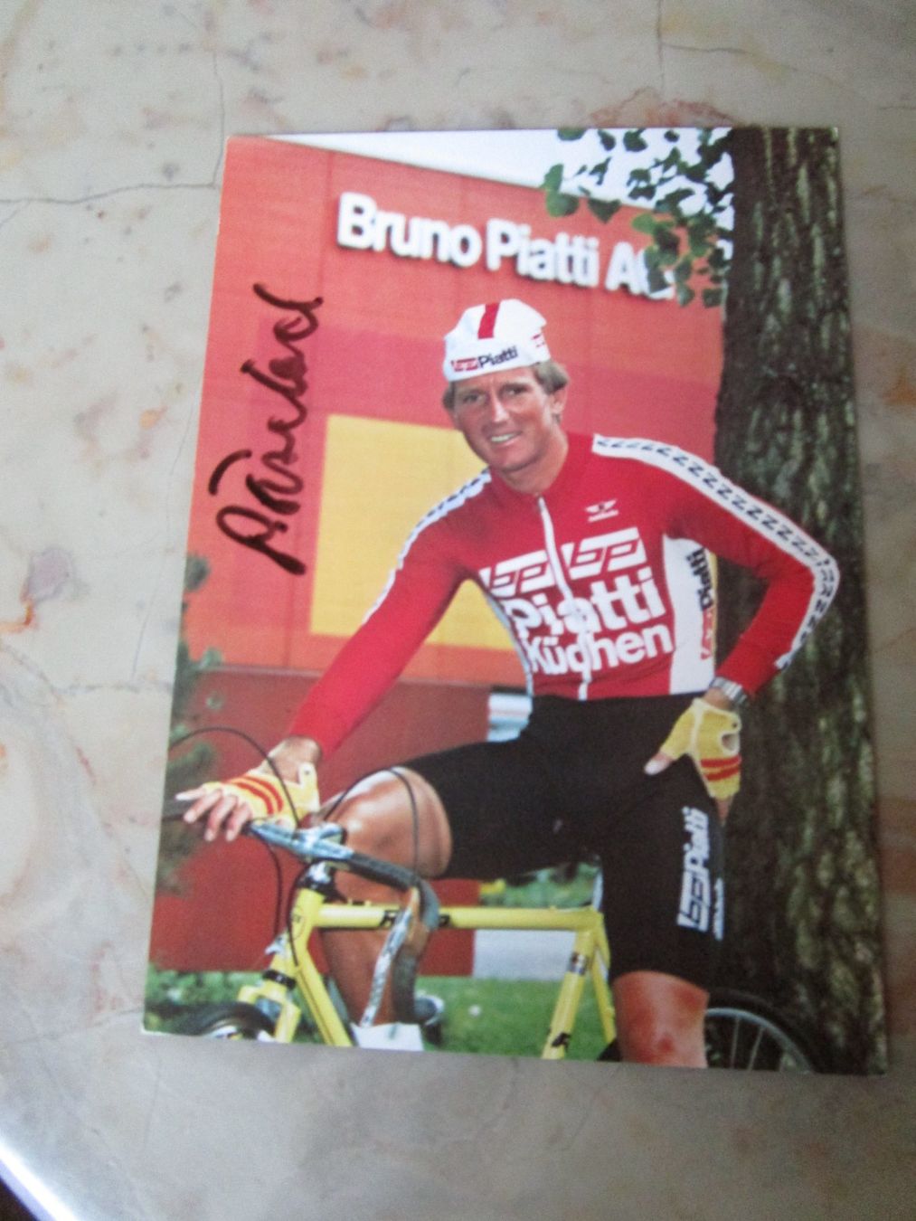 Autografi: PETER FRISCHKNECHT RADQUER VELOFAHRER ANTIKES AUTOGRAMM – Usato da GUTENSWIL venduto da Alpina6
