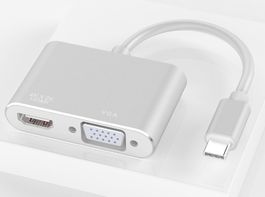 Adaptateur ipad pro macbook Type C à HDMI 4K et VGA