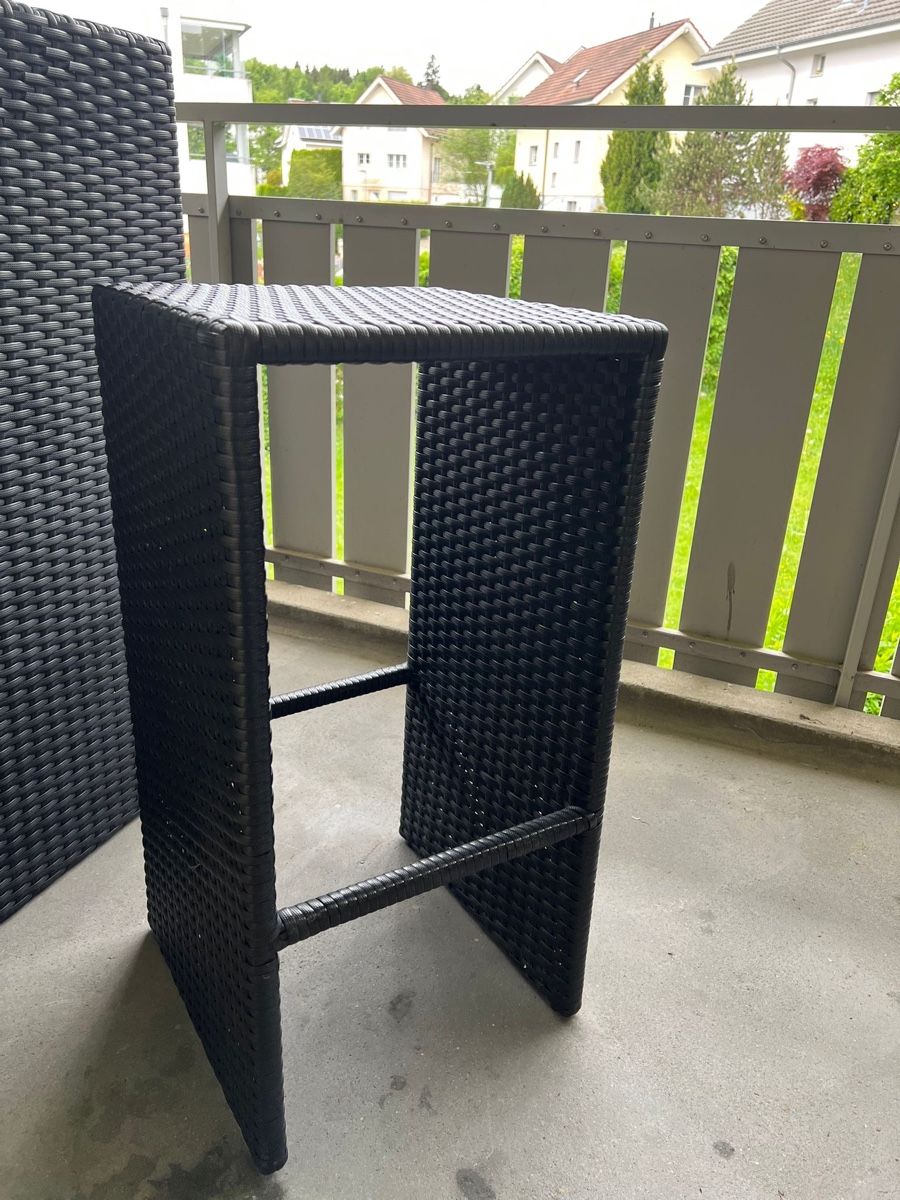Set de table et chaises: Garten Esstisch Set, 6 Stühle, Glasplatte – D'occasion à Aeugstertal par lthi1227 2