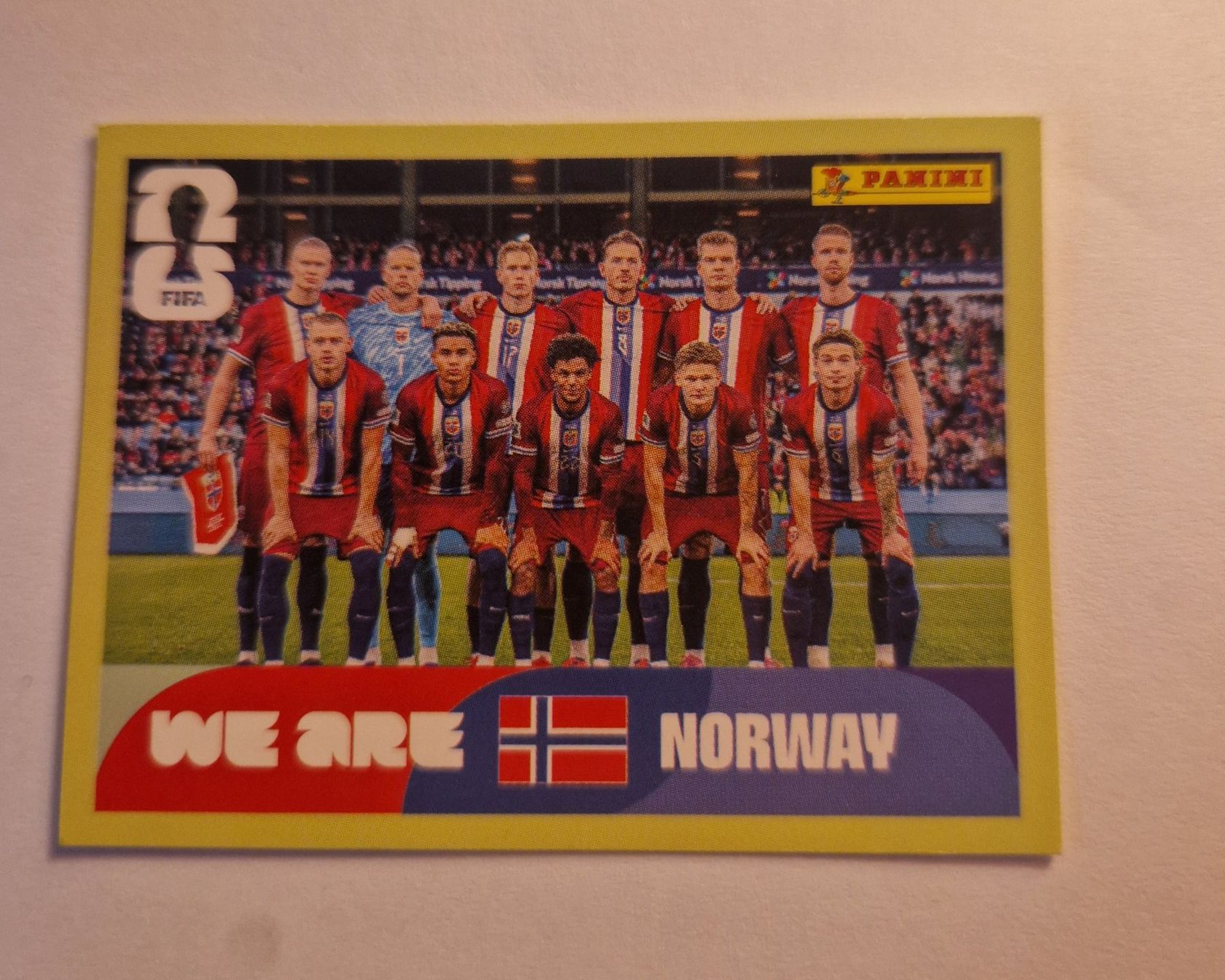 Panini Sammelbilder & Trading cards: Panini Bild Norwegen Mannschaftsfoto – Gebraucht aus Frauenfeld von Tschungel