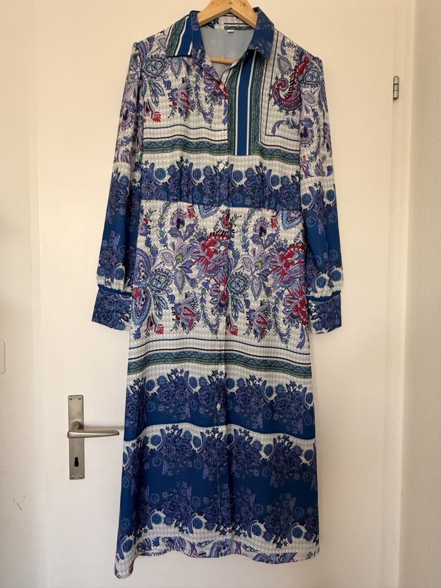 Vestiti: Kleid gemustert langarm Grösse M – Usato da Belp venduto da Lu96 1