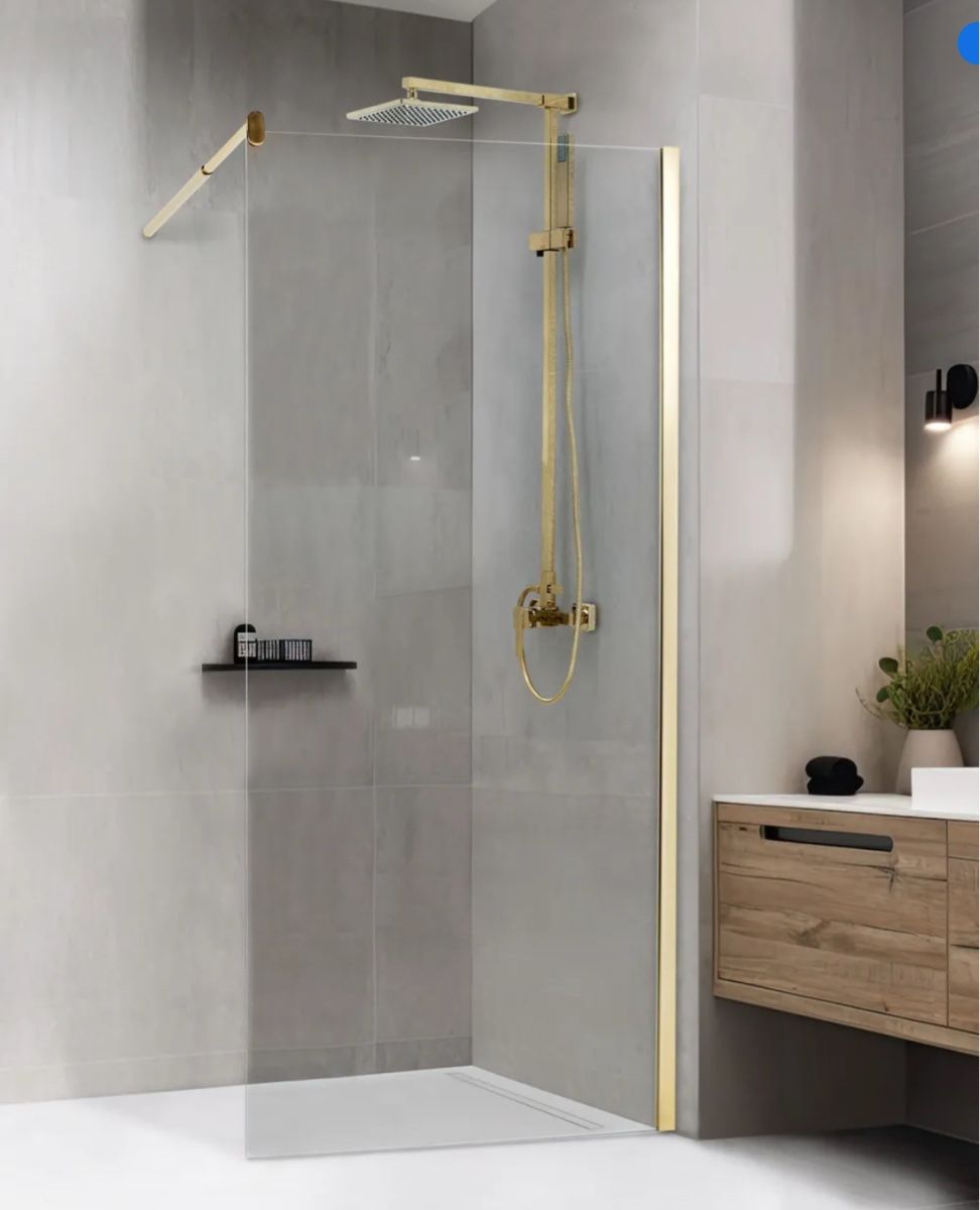 Docce: Parois vitrée douche cadre doré, 90x190 – Nuovo e nell'imballaggio originale da Biel/Bienne venduto da lilianaldc