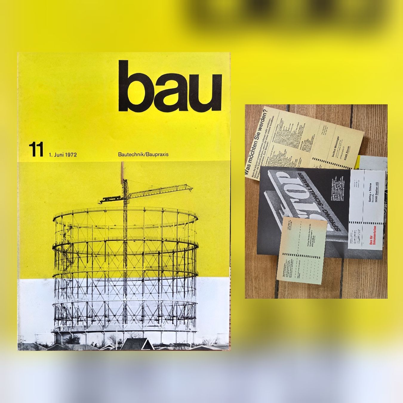 Zeitschriften & Magazine: Schweizer "bau" Magazin – Gebraucht aus Däniken SO von sugar-honey-pie 3