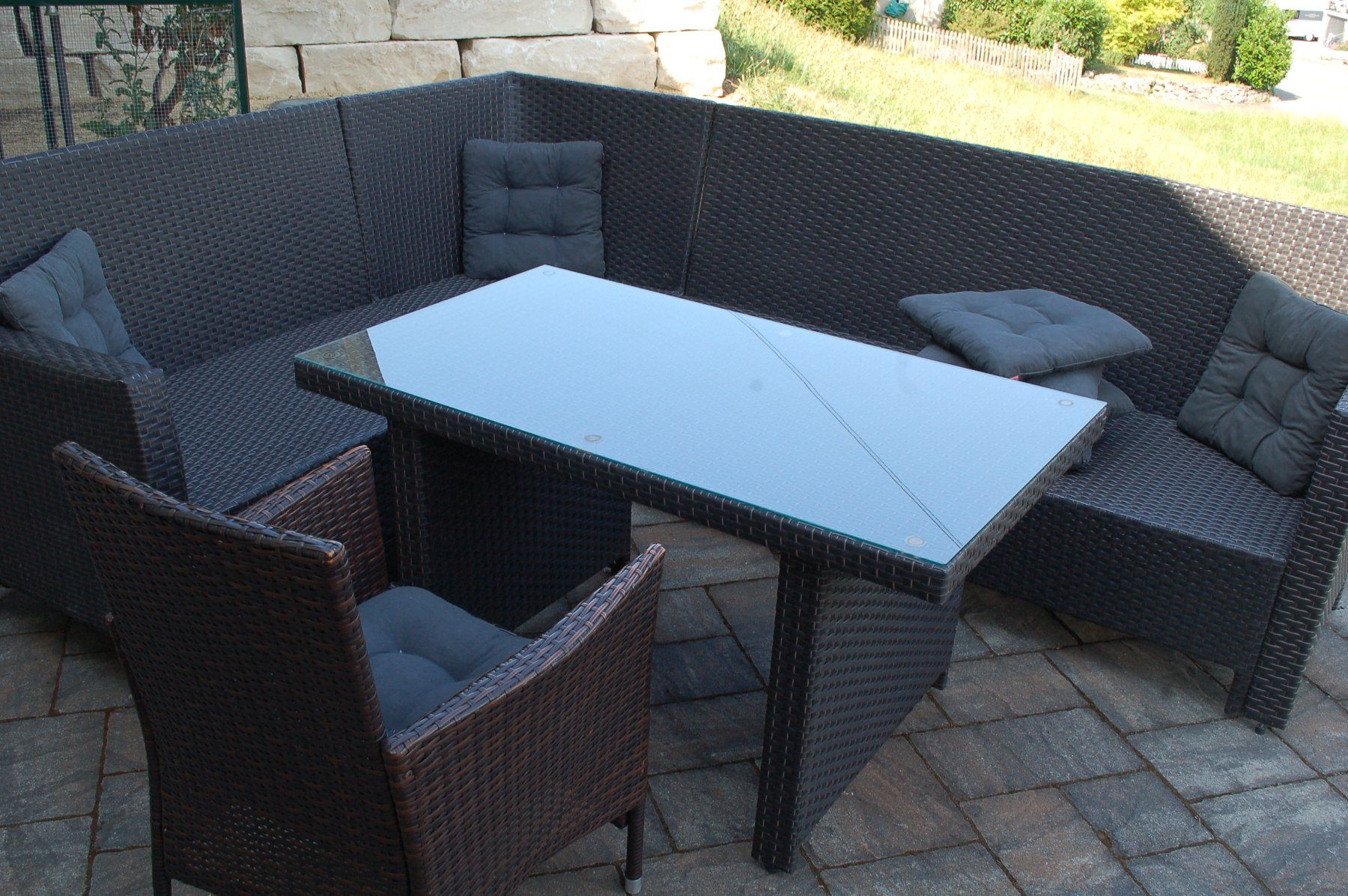Divani: Rattan Lounge Ecklounge Sofalounge Gartenlounge – Usato da Schupfart venduto da Bluelightning 5