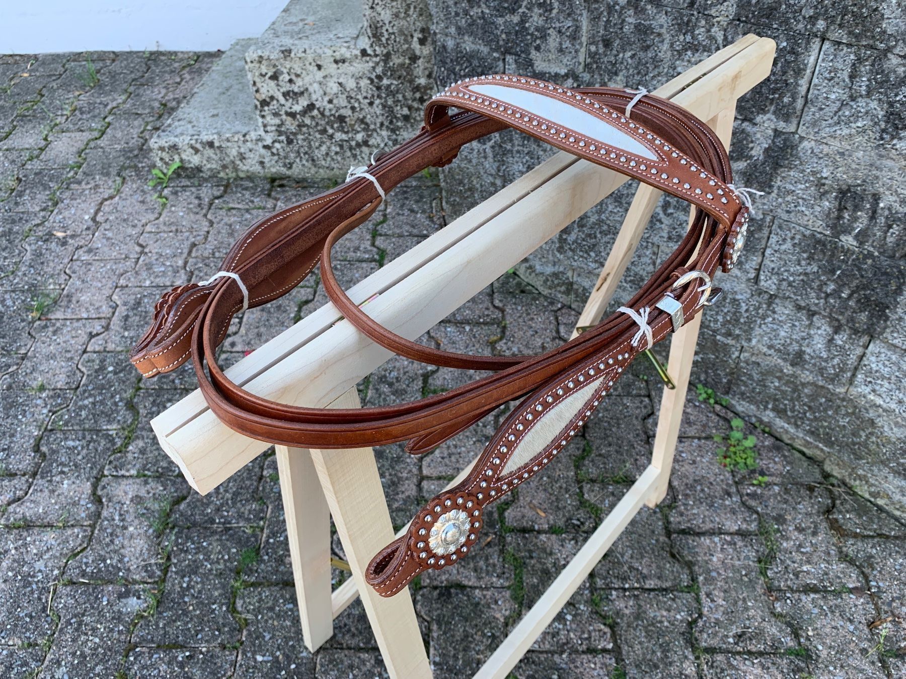 Briglie & Cavezze: sehr schöner Westernzaum – Usato da Feldbach venduto da Fea1 6