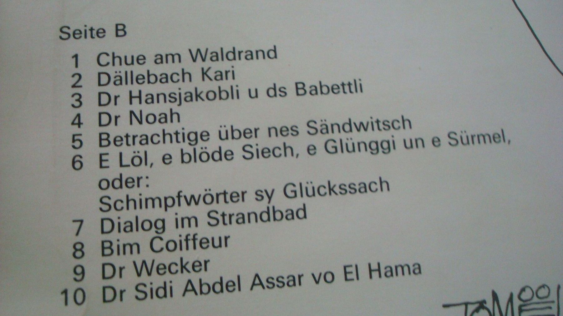 Schallplatten: LP Mani Matter "Ir Ysebahn" – Gebraucht aus Münchenstein von Pesci6 2