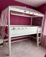 LIFE TIME Hochbett 4-in-1 Bett Himmelbett
