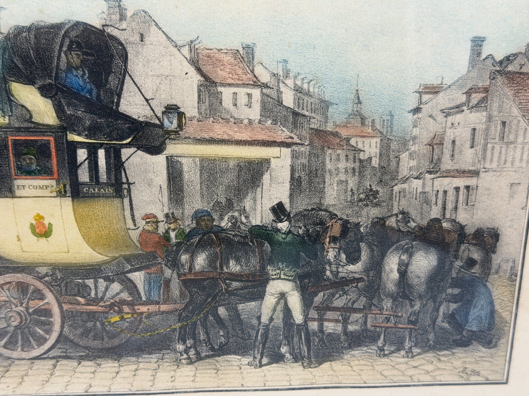 Stiche: Gravure ancienne Diligence Laffitte et Caillaud 1825 – Gebraucht aus Morges von MeeBee 6