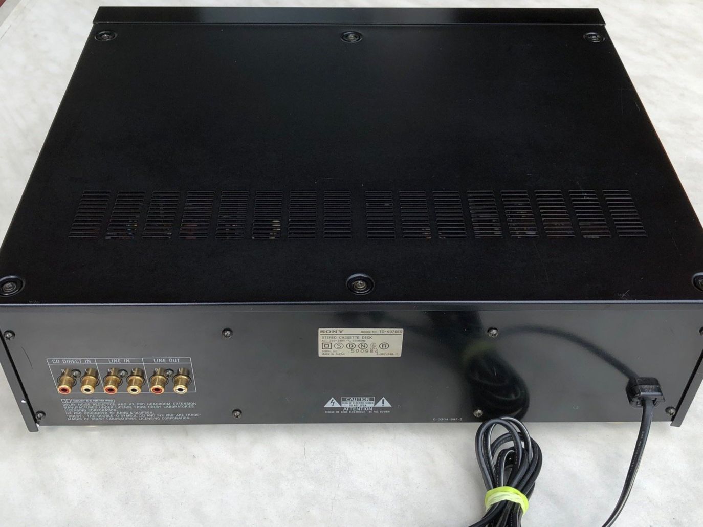 Sony Aufnahmegeräte: Sony Tape Deck TC-K 970ES Teildefekt – Gebraucht aus Gossau ZH von Musicman1 7
