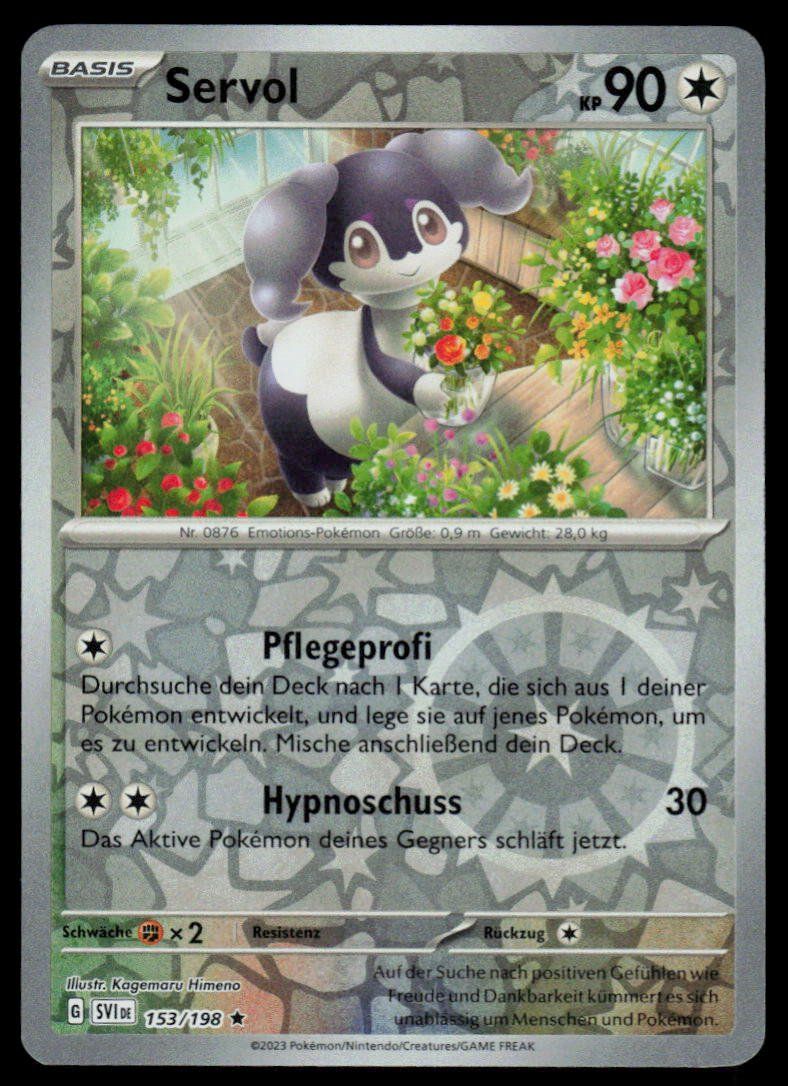 Pokémon Carte collezionabili: Pokemon Servol 153/198 – Usato da Herisau venduto da Pokemon2025
