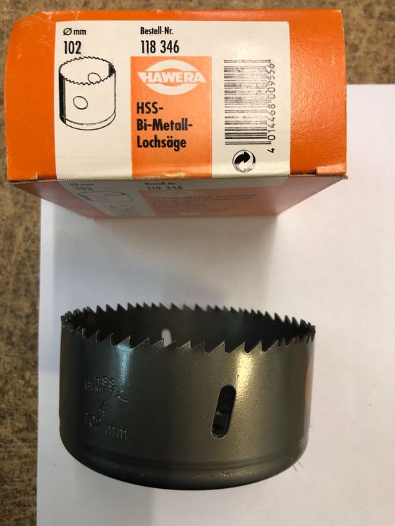 Lochsäge HAWERA BI-Metall 102 mm (Neu und originalverpackt) in Wagen ...