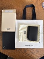 Porte-cartes Montblanc noir, cuir véritable, comme neuf!