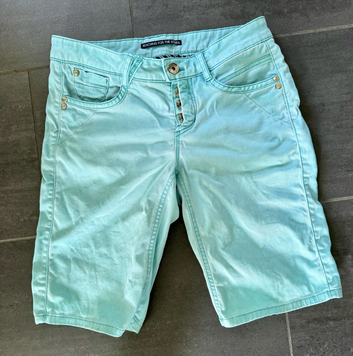 Pantaloni: Bermuda Street One Grösse 36 türkis – Usato da Rothrist venduto da Luckywinner