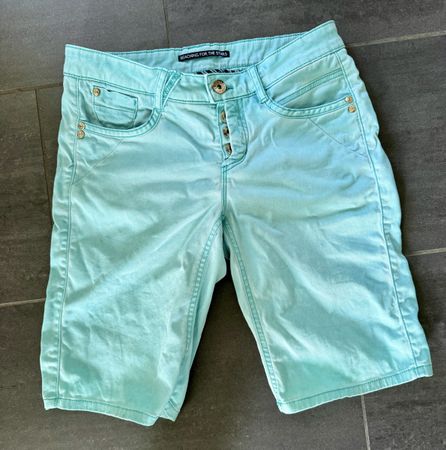 Bermuda Street One Grösse 36 türkis Hose Bermudas