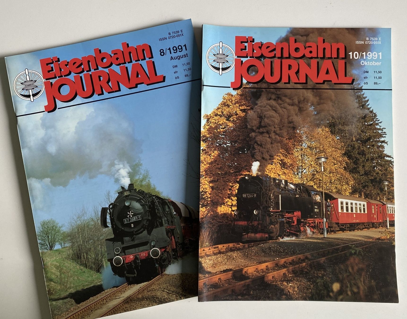 Riviste & Magazine: Eisenbahn Journal - 4 Hefte - 10+8+5+1/1991 – Nuovo (secondo la descrizione) da Hünenberg venduto da Ecila