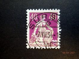 ZNr.112, Vollstempel von Sursee 7.VII.34