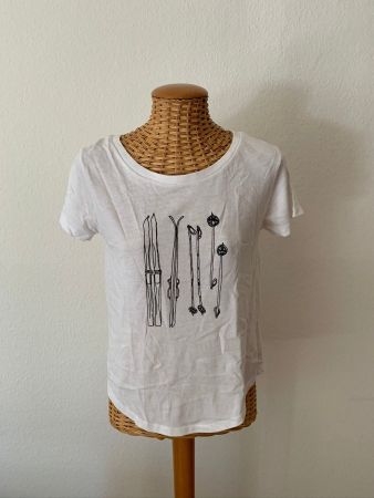 ALTERNATIVE - T-Shirt weiss Print XS