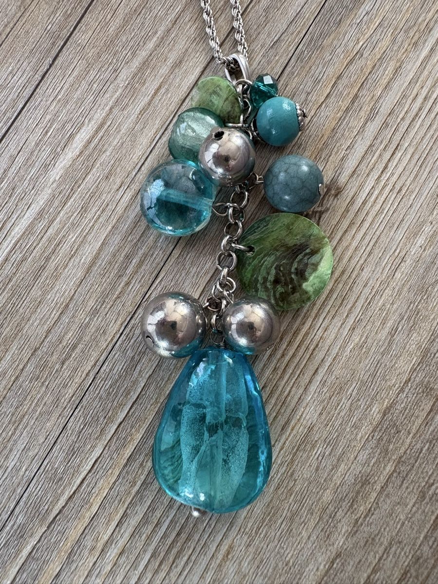 Catenine: Sautoir - collier - Türkis Farbe – Usato da Zweisimmen venduto da Domii 2
