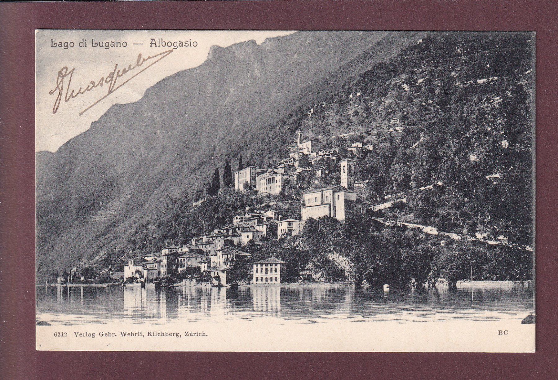 Ansichtskarten: ALBOGASIO - 1904 – Gebraucht aus Pully von nicecards