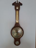 Barometer Thermometer Holzgehäuse Wandmontage