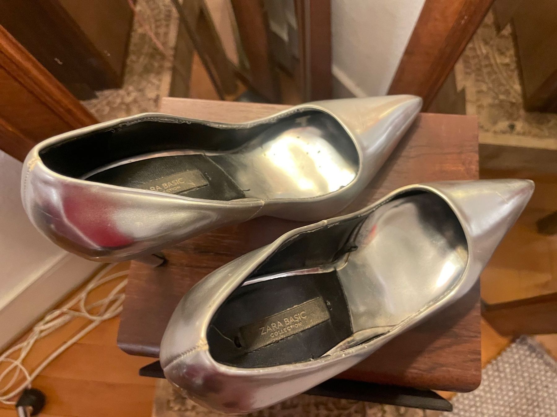 Zara Scarpe da donna: Escarpins argentés Zara Basic (37) super sexy – Usato da Genève venduto da lailas_things 5