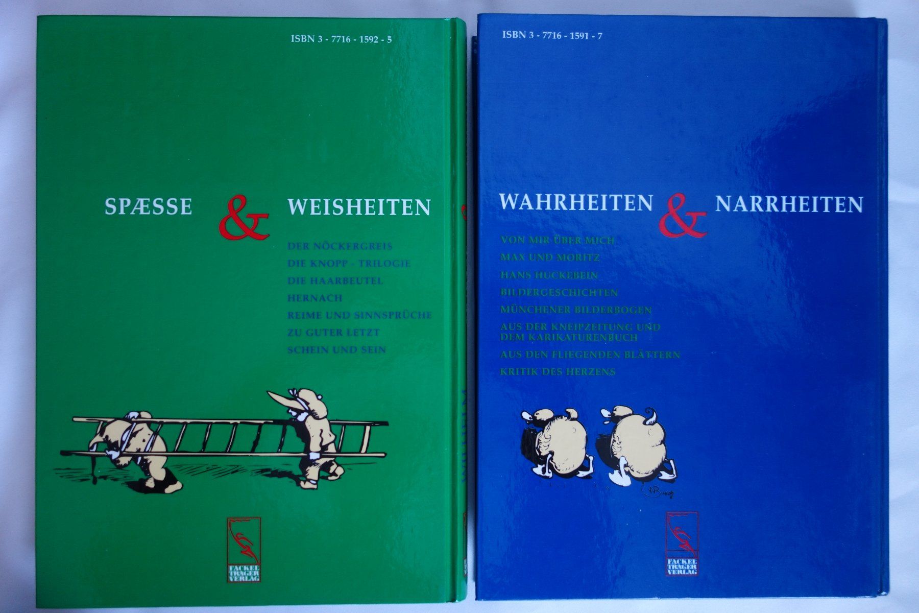 Bücher: 2 Bücher - WILHELM BUSCH - GRATIS VERSAND ! – Gebraucht aus Luzern von ron_35 1