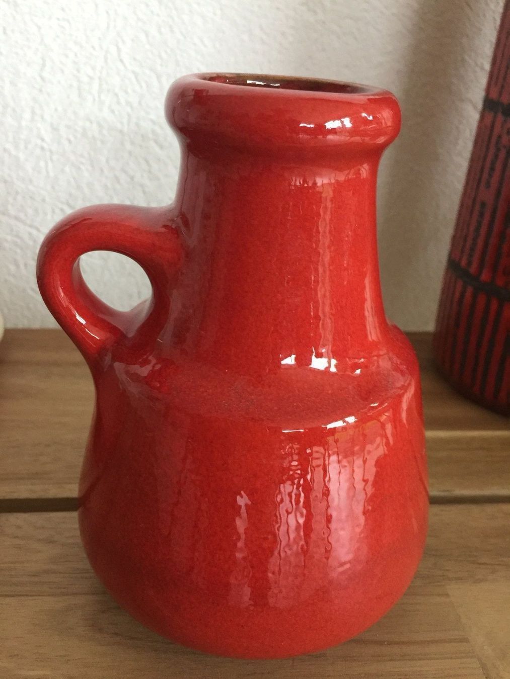 Vasi & Recipienti: Vintage Vase Keramik rot – Usato da Kirchdorf venduto da Vintagewunder 4
