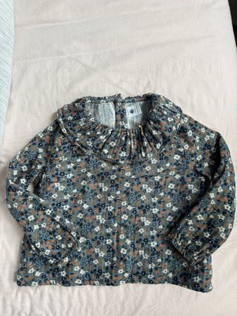 Petit Bateau Bluse Gr. 95 cm