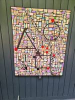 EDGAR BALTENSPERGER ORIG. ACRYL GEMÄLDE AUF LEINEN SIGNIERT