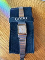 Rado DiaStar Quartz 129.0195.3 Bicolor mit Box, Batterie neu