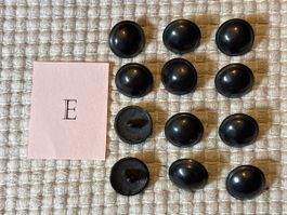 12 Metall Knöpfe