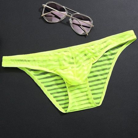 NEUER Herren Slip gelb durchschimmernd Gr. S - 220128