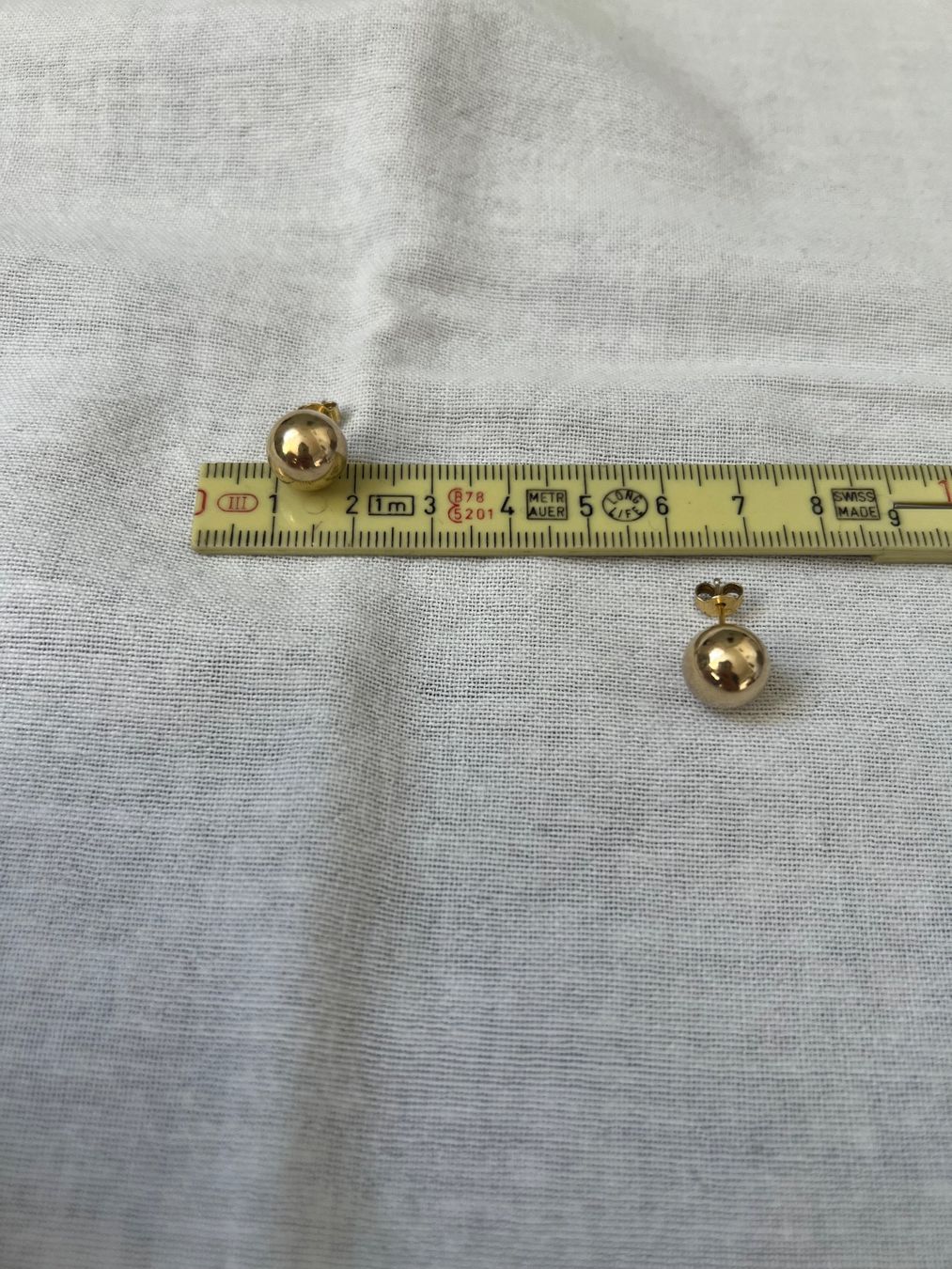 Pompidou Ohrringe & -stecker: Silber Vergoldete Ohrstecker von Pompidou – Neu (gemäss Beschreibung) aus Inwil von 27sonnenschein 1