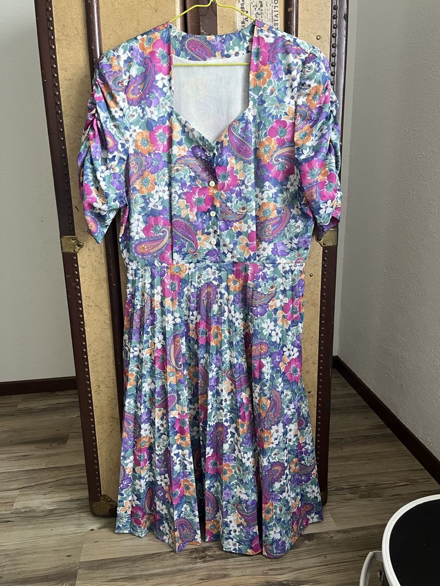 Kleider: Vestito Vintage anni 80 – Gebraucht aus Novaggio von Sabi-Pearl