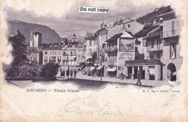 Locarno   TI   -    Piazza Grande      um 1904
