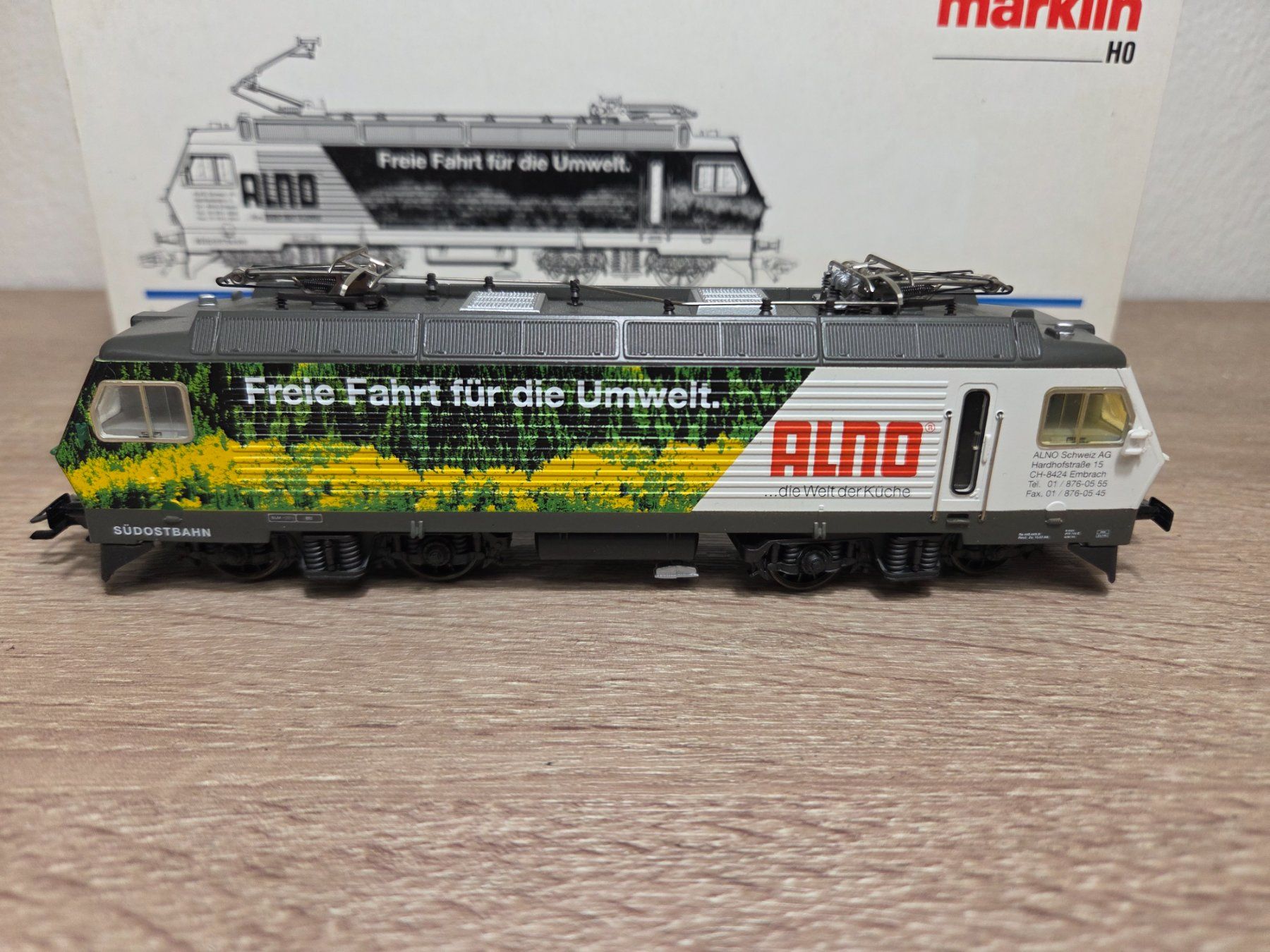 Märklin Modellini di ferrovie: Märklin 34304 E-Lok Re 446 SBB H0 – Usato da St-Aubin-Sauges venduto da Lo_Go