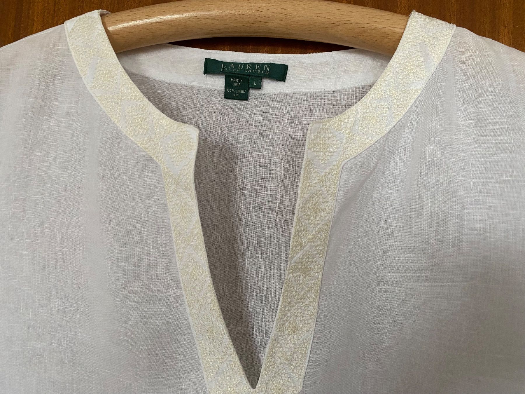 Ralph Lauren Camicette: Lauren Ralph Lauren Leinenbluse Gr.L – Usato da Oberwil BL venduto da Leni-Mischi 3