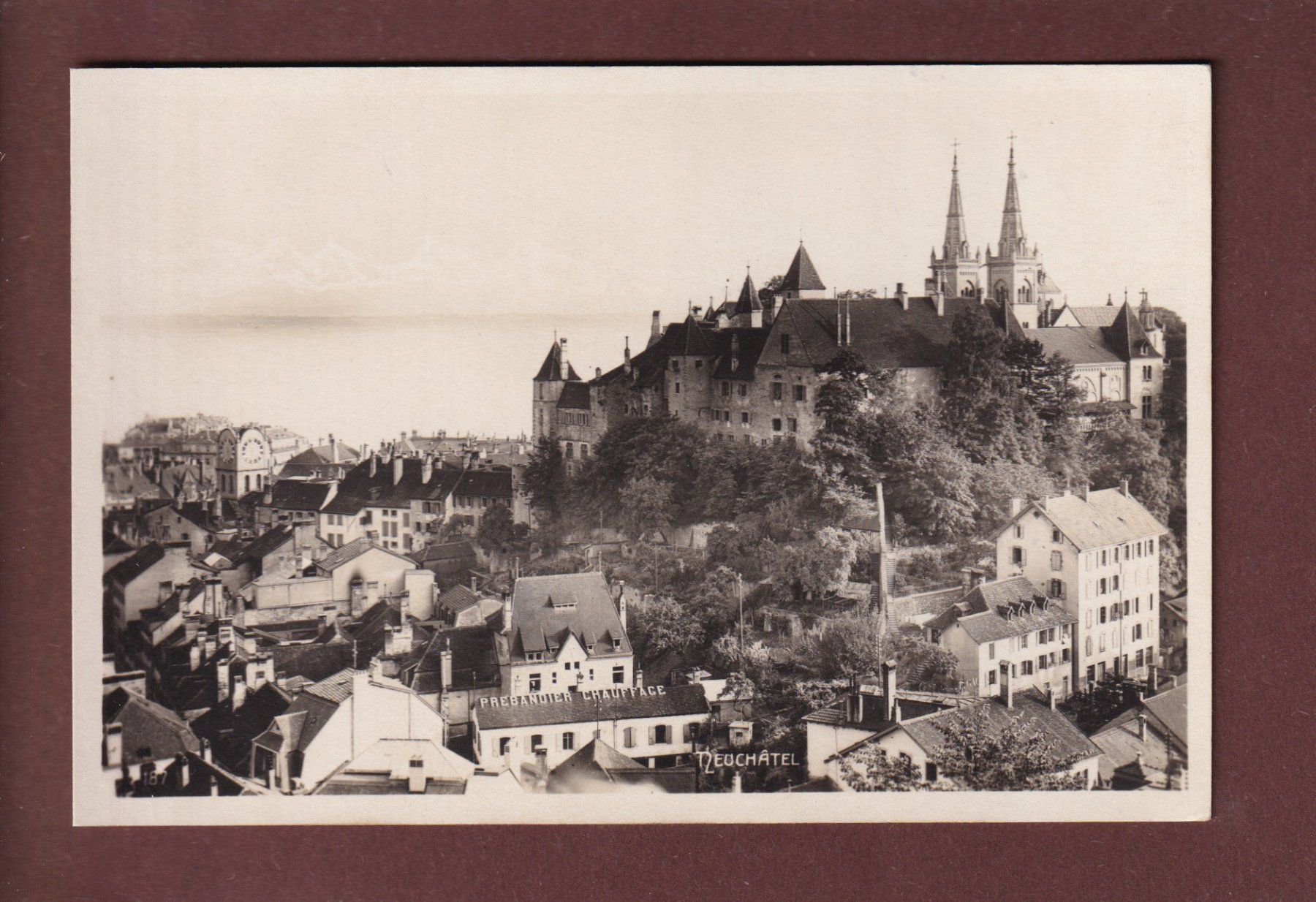 Ansichtskarten: NEUCHÂTEL - Prebandier chauffage – Gebraucht aus Pully von nicecards