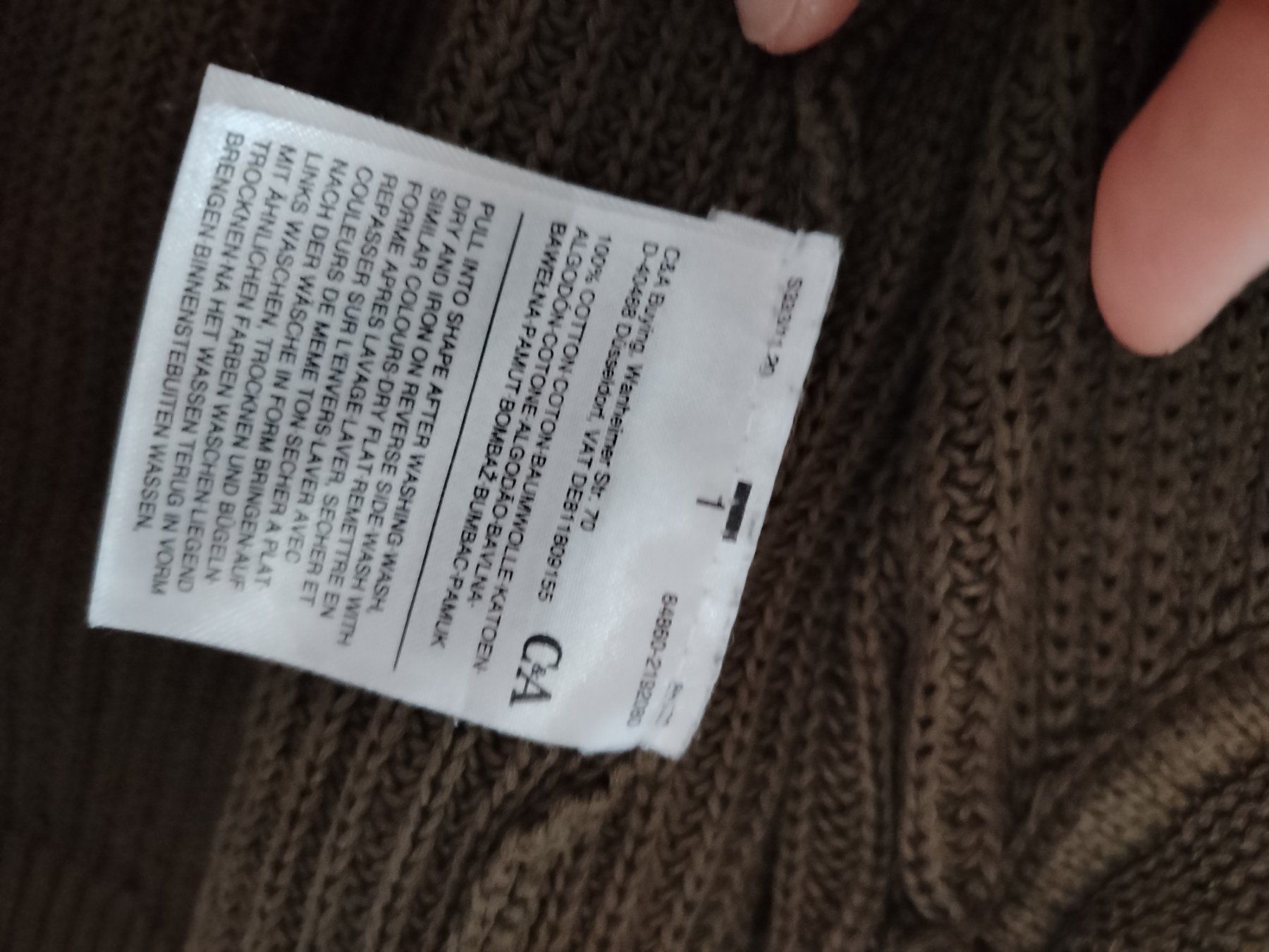 C&A Pulls & Sweat-shirts: Strickjacke 100 % Baumwolle – D'occasion à Schönenbuch par sop_n7zd 4