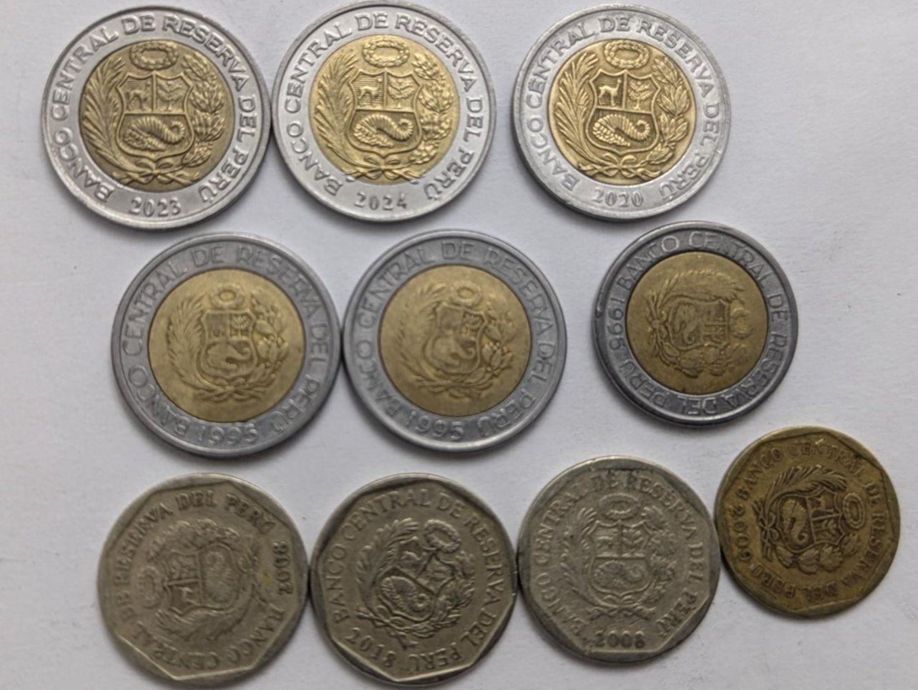 Alle Münzen: Peru circulating coins,delivery mi September – Gebraucht aus Porrentruy von jmbechir 1