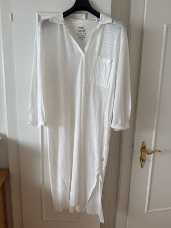 Weisses Leinenkleid Sommerkleid ECOALF Gr. XL Damen neuwerti