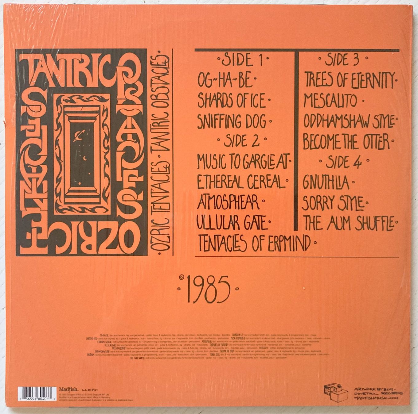 Schallplatten: OZRIC TENTACLES - TANTRIC OBSTACLES – Gebraucht aus Bottens von hotter-than-hell 1