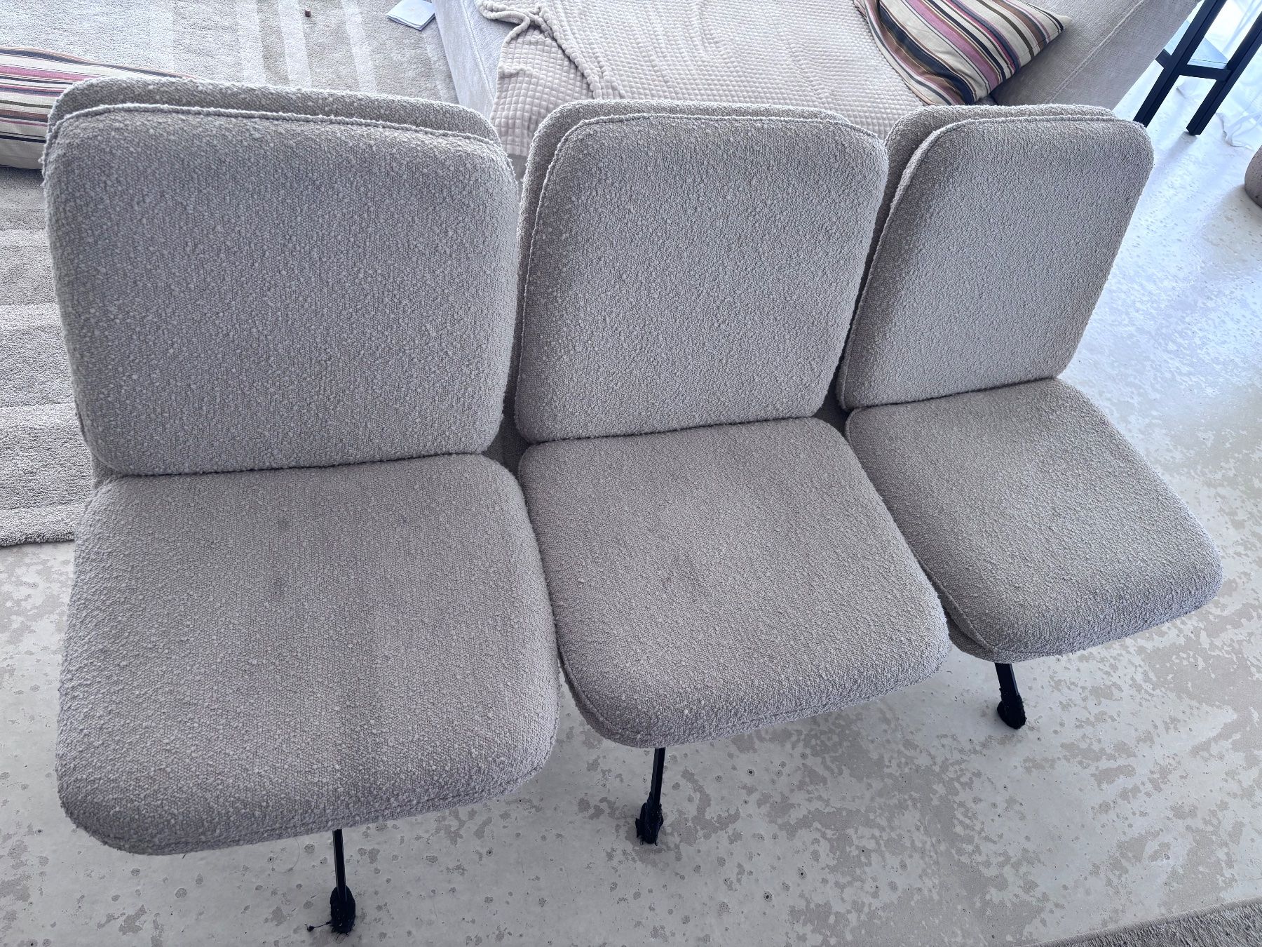 Sedie: Dinning chairs x3  ZUIVER Boucle beige – Usato da Uetikon am See venduto da man_rqm2