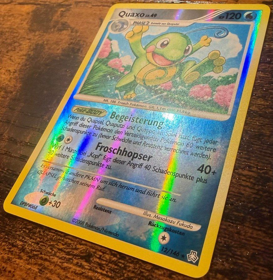 Pokémon Carte collezionabili: Quaxo Rare Reverse Holo 12 – Usato da Zürich venduto da PEACECOCOON 1
