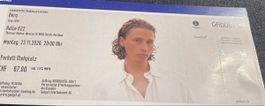 Konzert Ticket Berq Zürich
