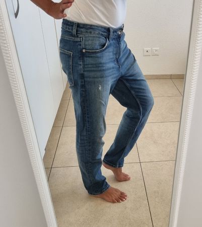 C&A Jeans Boyfriend Grösse 36 blau 