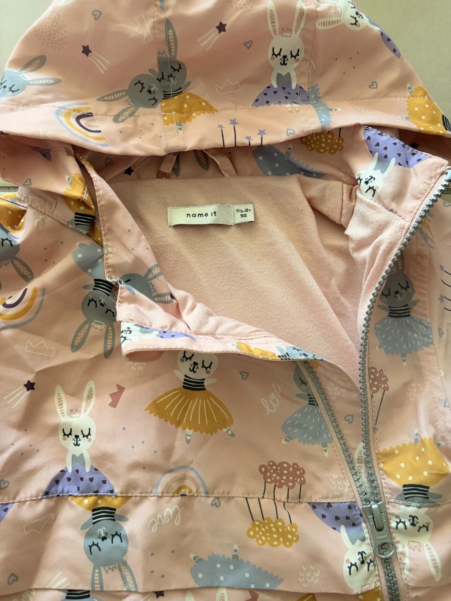 Name It Giacche & Cappotti: Name it Übergangsjacke Grösse 92 Mädchen rosa Häsli – Usato da Zizers venduto da Stefffunny123 3