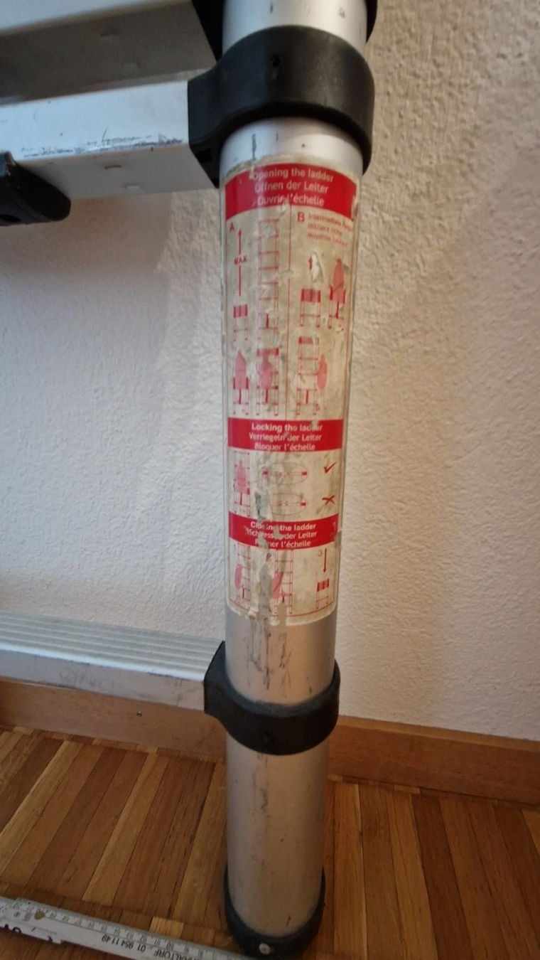Scale: Teleskopleiter Leiter 260 cm – Usato da Zürich venduto da dojoal64 2
